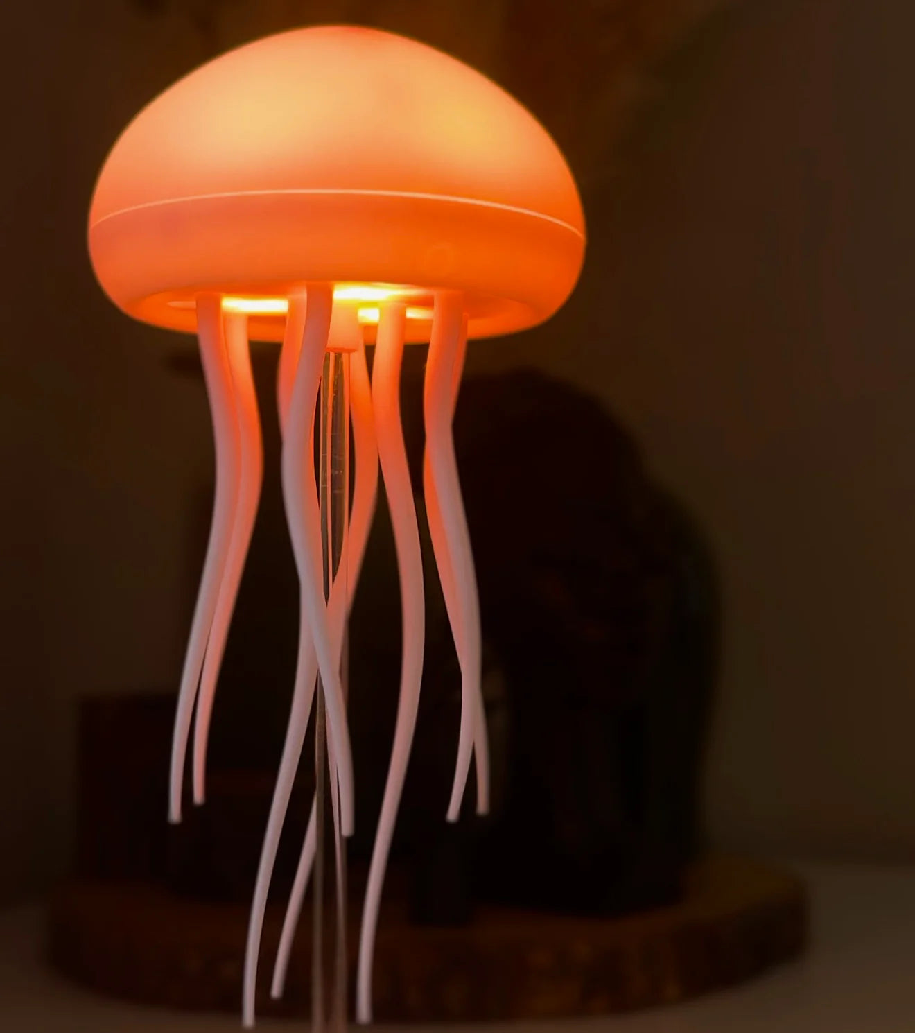 Jellyfish RGB Light Jellyfish Bedside Lamp With Voice Control